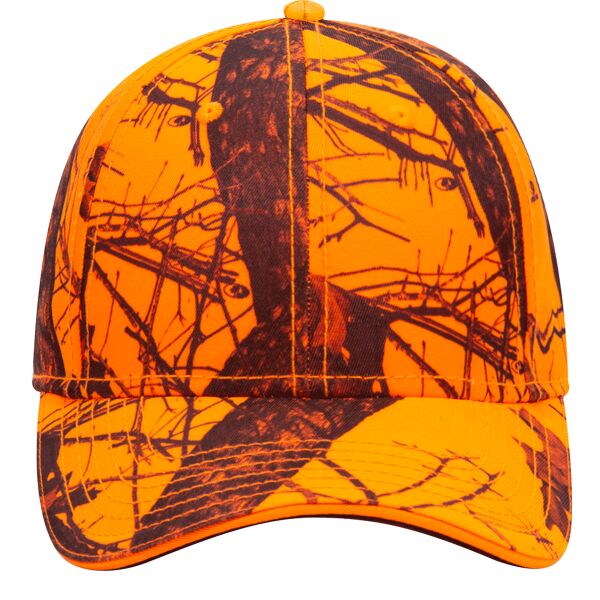 OTTO CAP Mossy Oak Camouflage Sandwich Visor 6 Panel Low Profile Baseball Cap Thumbnail