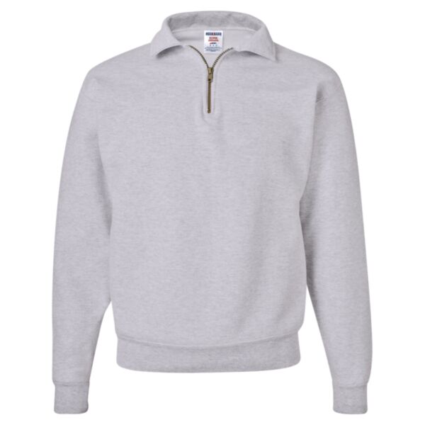 Unisex Super Sweats NuBlend® Quarter-Zip Cadet Collar Sweatshirt Thumbnail