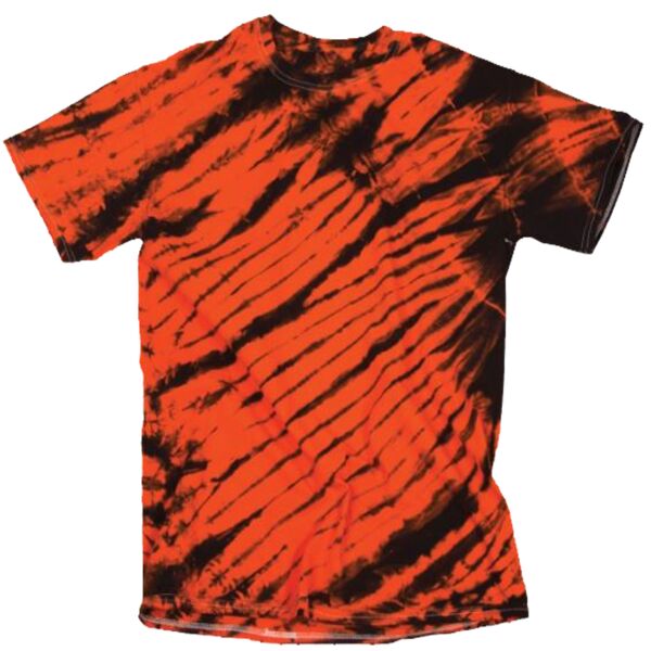 Tiger Stripe Tie-Dyed T-Shirt Thumbnail