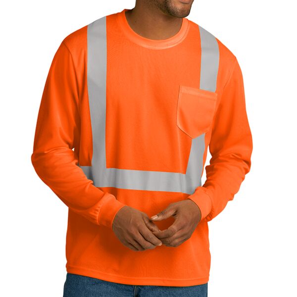 Ansi 107 Class 2 Mesh Long Sleeve Tee Thumbnail