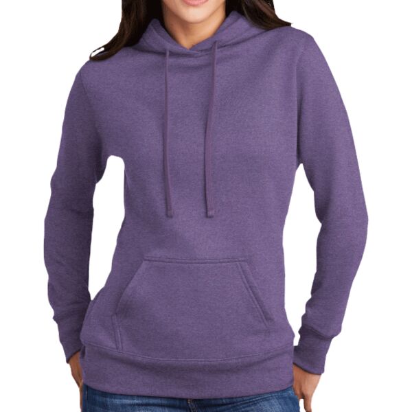 Ladies Core Fleece Pullover Hooded Sweatshirt Thumbnail