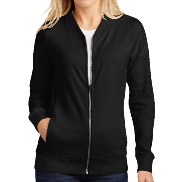 Ladies Lightweight French Terry Bomber Thumbnail