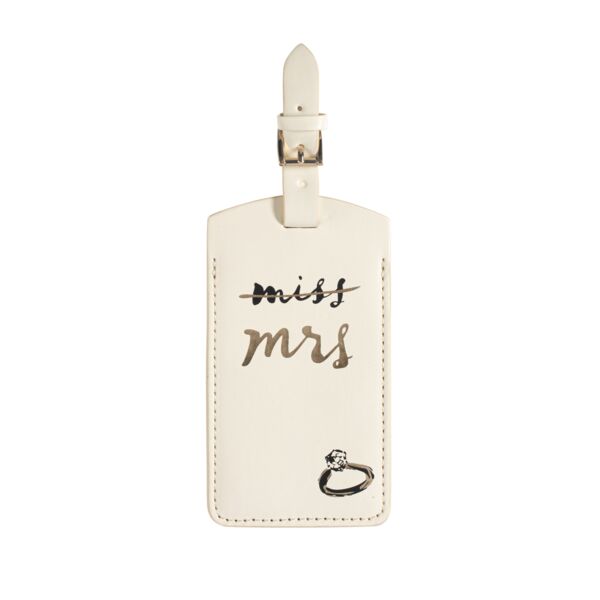 Kate spade luggage tag, Miss to Mrs. Thumbnail