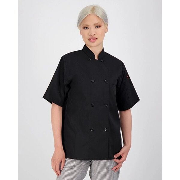 Womens Short Sleeve Chef Jacket Thumbnail