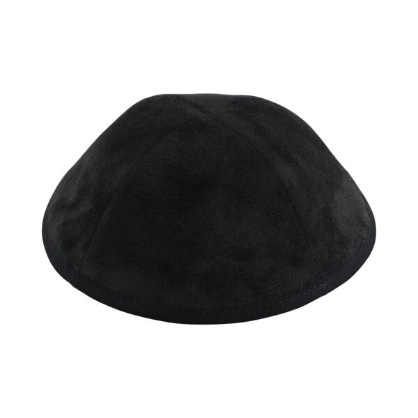 Black Suede Yarmulka Thumbnail