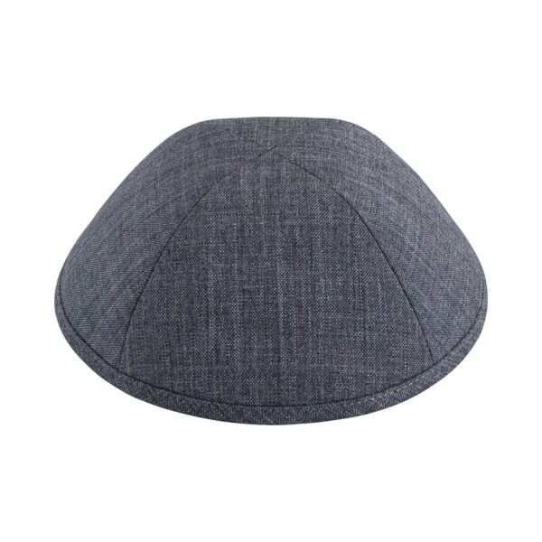 Light Grey Heather Suit Yarmulka Thumbnail