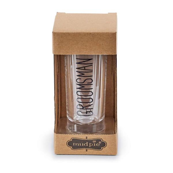 Groomsmen Shot Glass, Mud Pie  Thumbnail