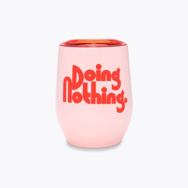  Doing Nothing  Stainless Steel Cup Glass with Lid, Bando  Thumbnail