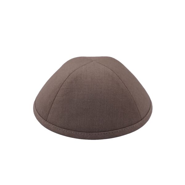 Tan on tan Plaid Suit Yarmulka Thumbnail