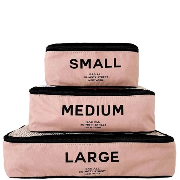 Pink Packing cubes, 3-pack Thumbnail