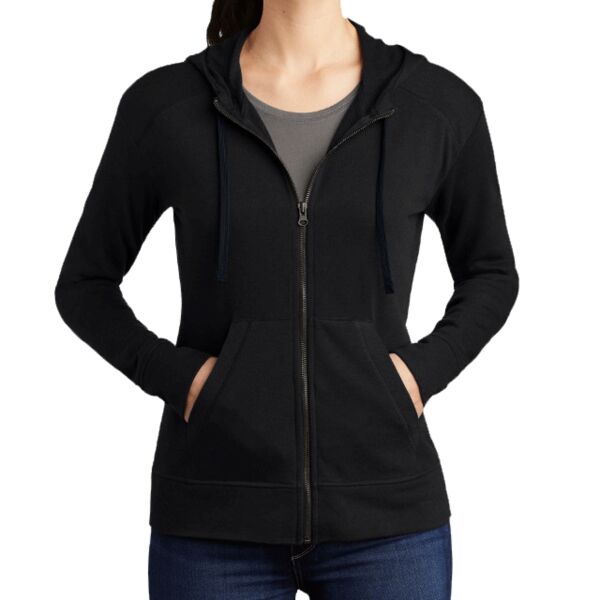 Avon Women's PosiCharge ® Tri Blend Wicking Fleece Full Zip Hooded Jacket Thumbnail