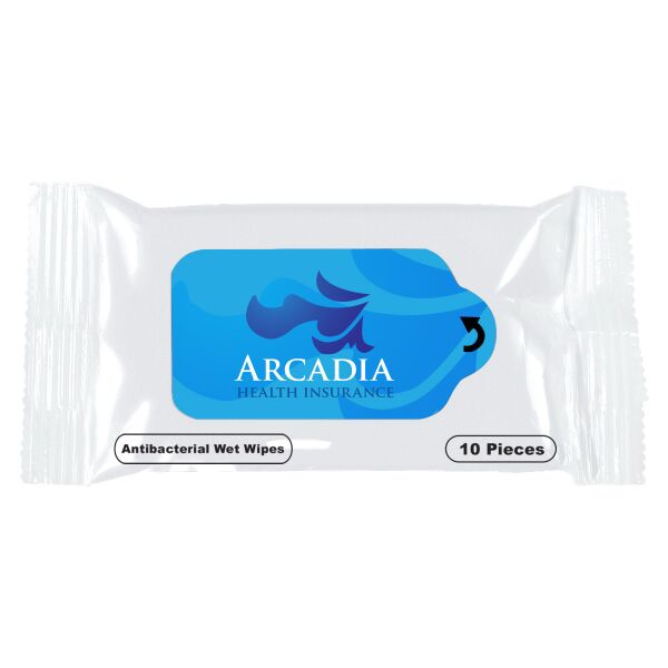 Antibacterial Wet Wipe Packet Thumbnail