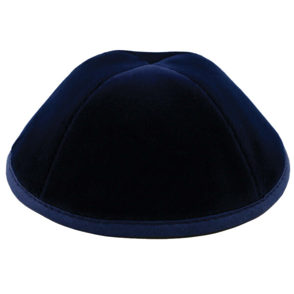 TSC - Navy Velvet Yarmulka Thumbnail