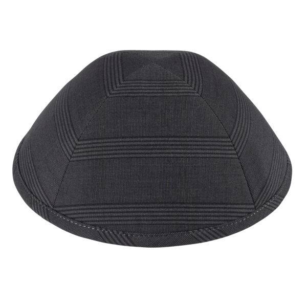 TCS - Grey Plaid Suit Yarmulka Thumbnail