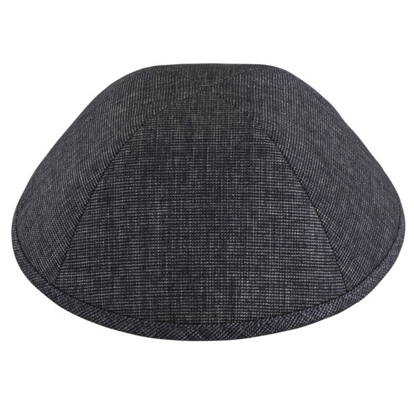 TCS - Black Heather Suit Yarmulka Thumbnail