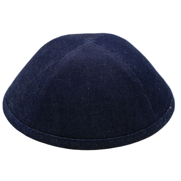 TCS - Dark Blue Denim Yarmulka Thumbnail