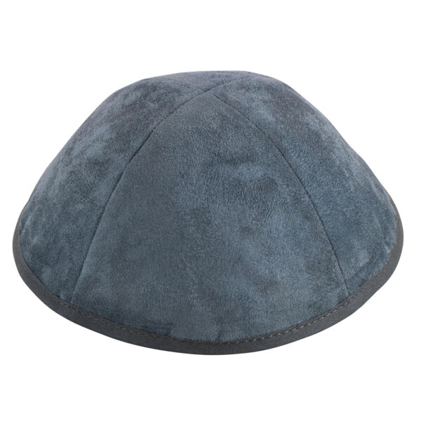 TCS - Slate Suede Yarmulka Thumbnail